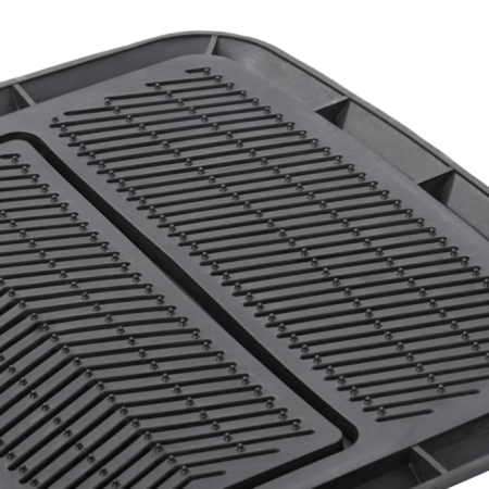 MotoMaster Premium All Season Rear Rubber Floor Mat