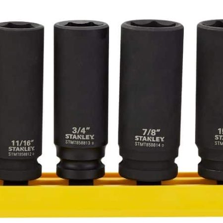 Stanley Pro 1/2-in Impact Socket Set, SAE, 7-pc