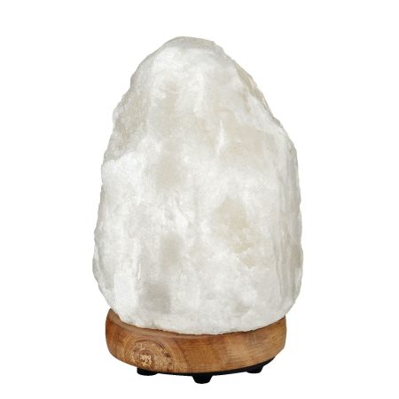 Globe Electric Salt Lamp Night Light, 7-in, White